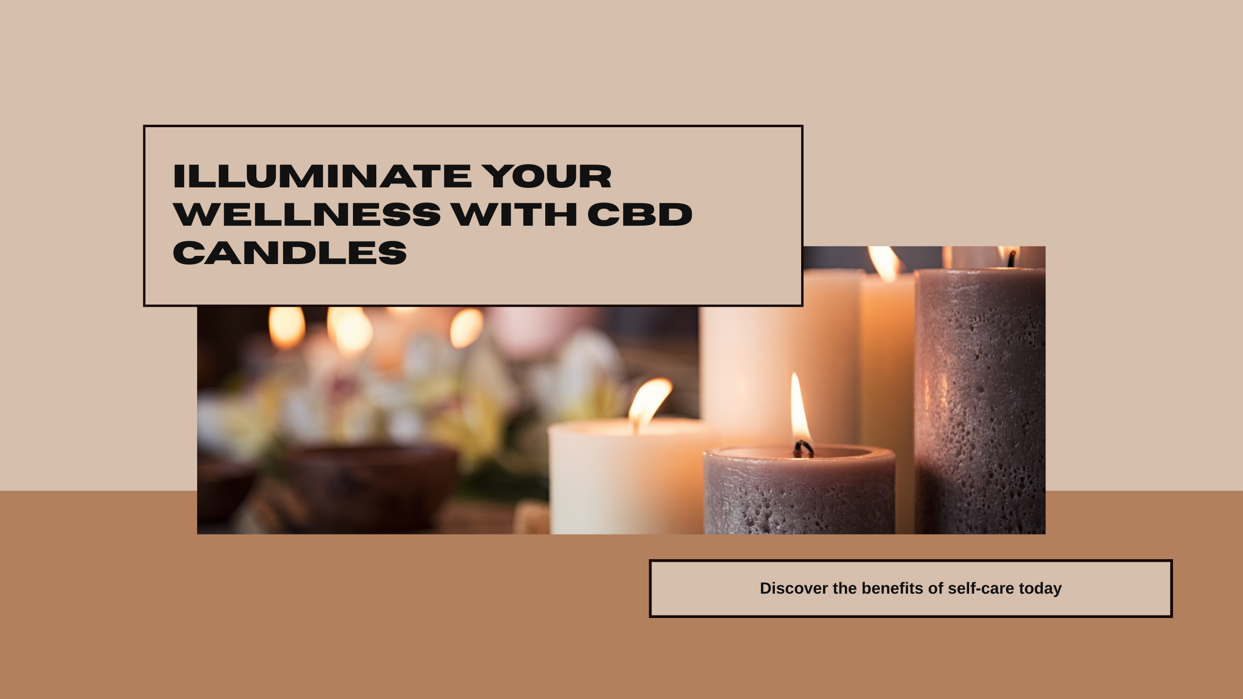 YouTube Banner Illuminate Your Wellness with CBD Candles